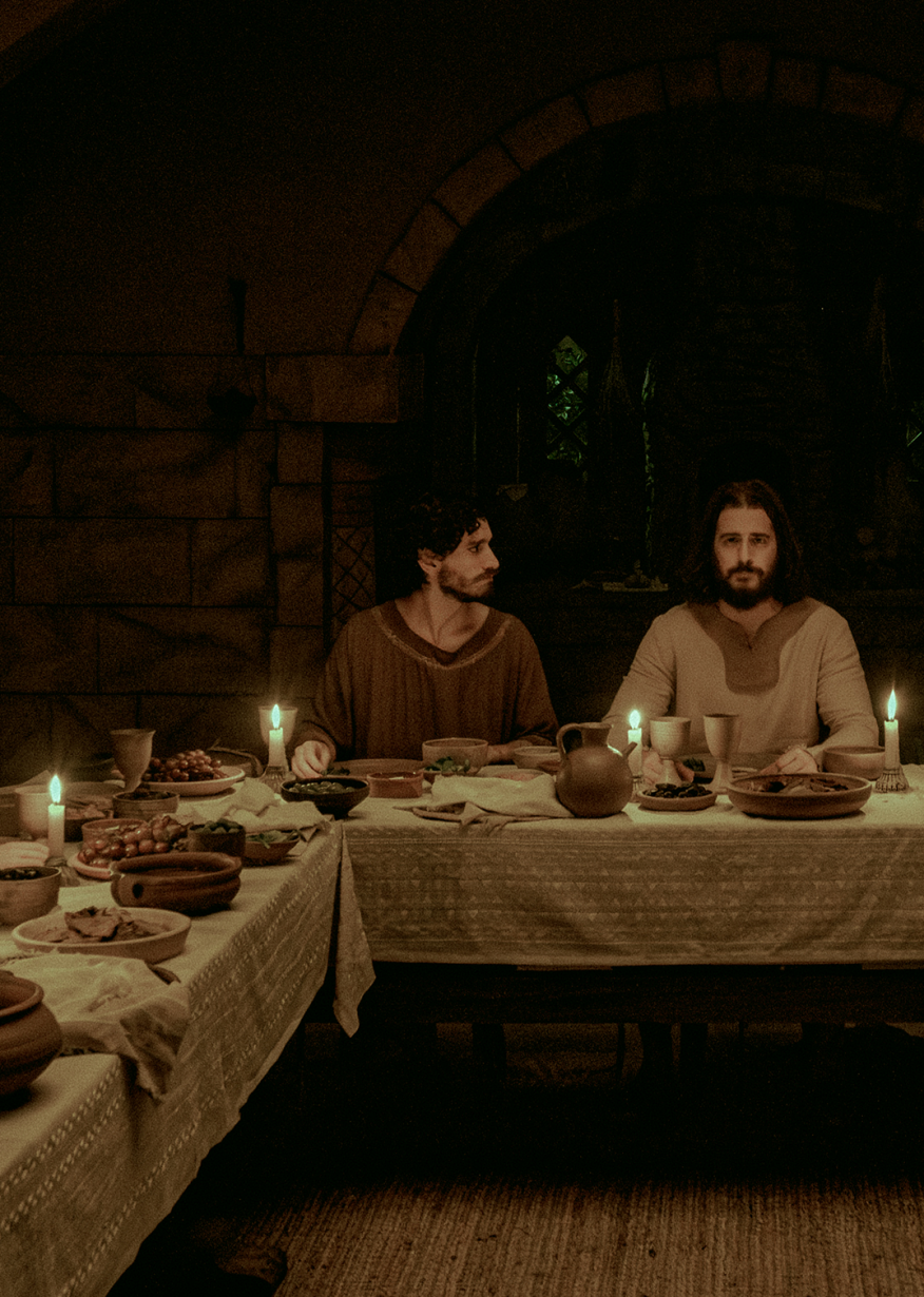 Jesus and his friends at The Last Supper