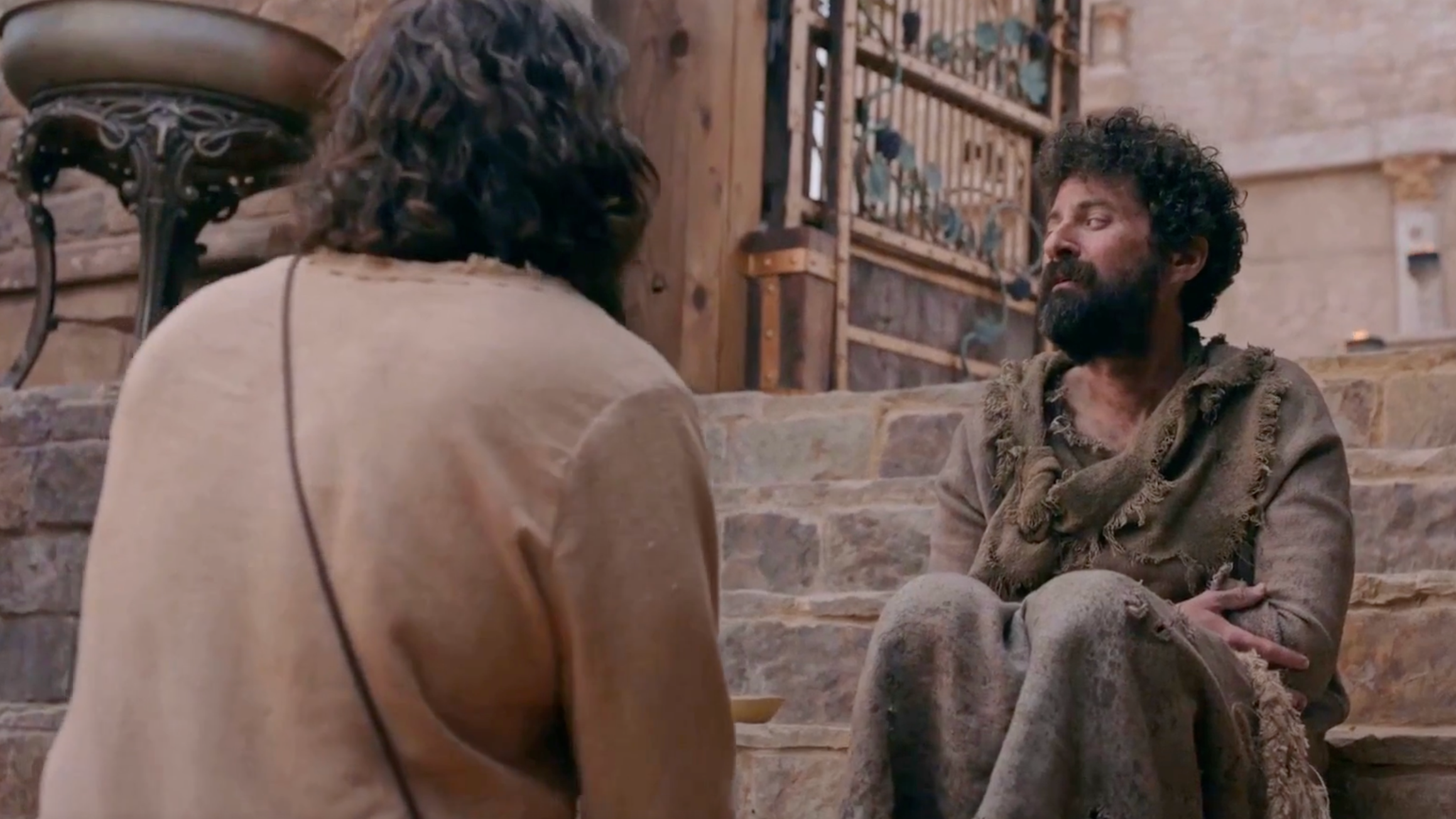 Jesus heals a man born blind